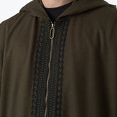 Wool Thawb Dark khaki